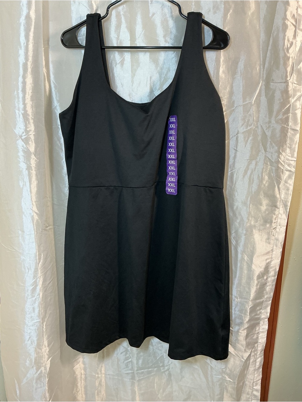 GAP Black Scoop Neck Tank Dress/shorts
